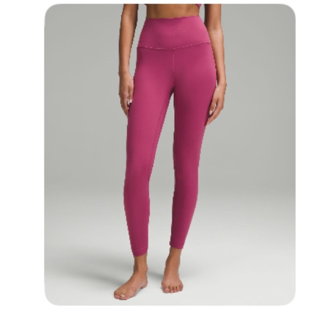 Lululemon Leggings 0 Align 25" Washed Mauve NWT